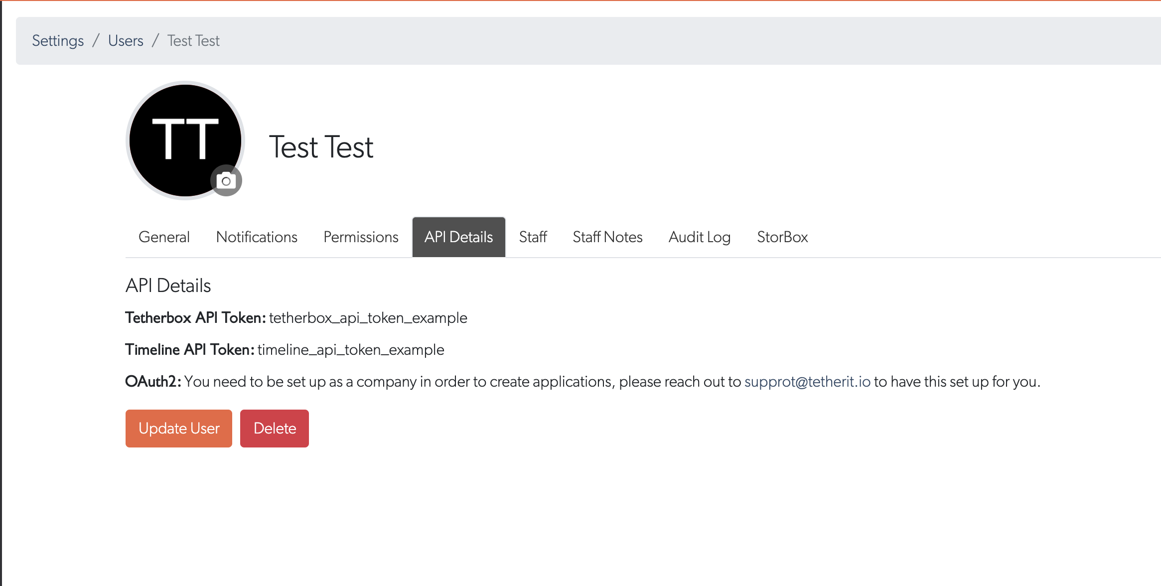 Event response in dashboard