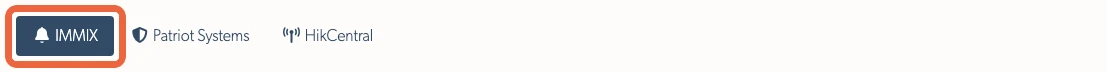 Site page showing tabs