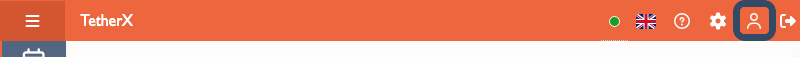 Click profile icon